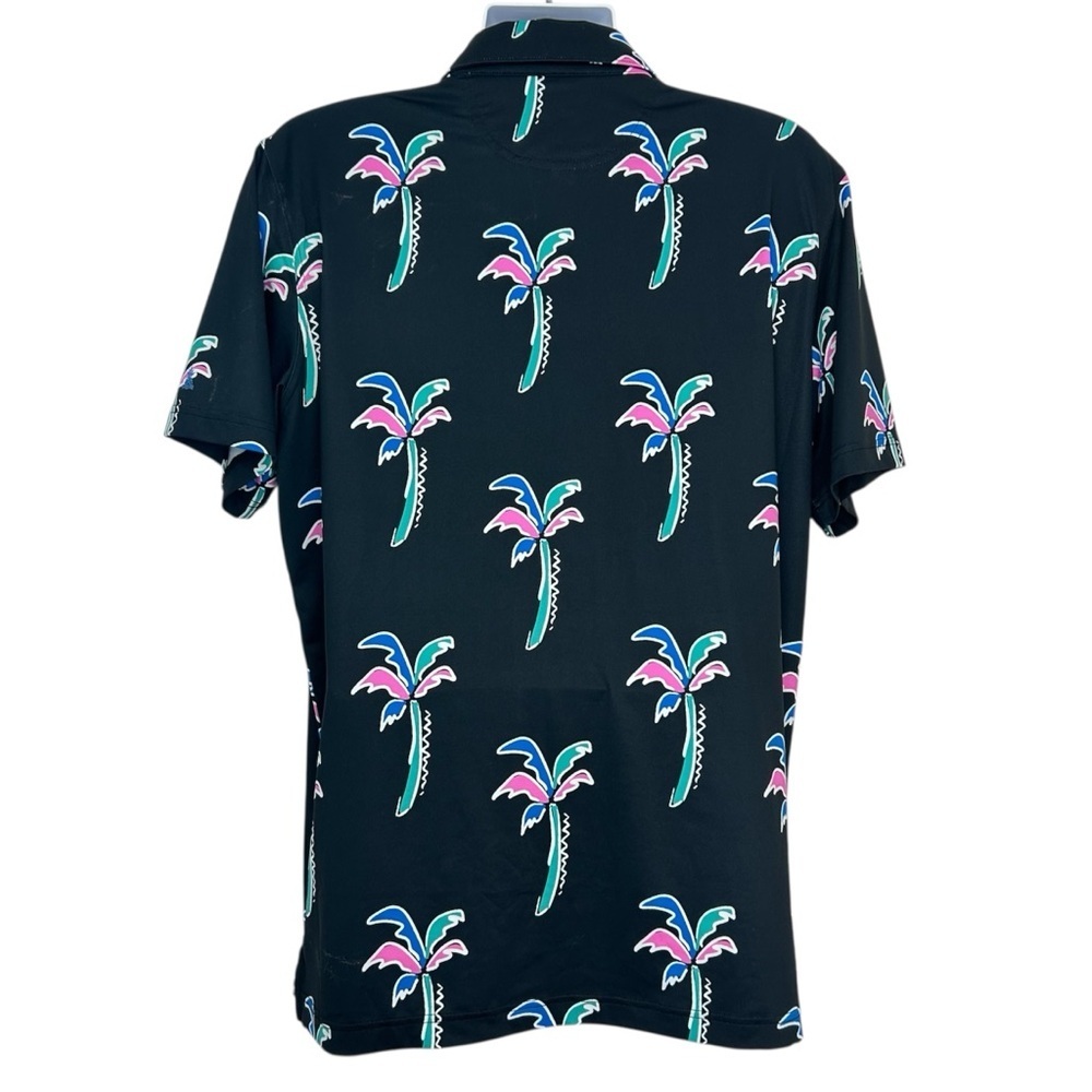Chubbies Men's Havana Night Performance Golf Polo XL Colorful Palm Print NWOT - Picture 5 of 10